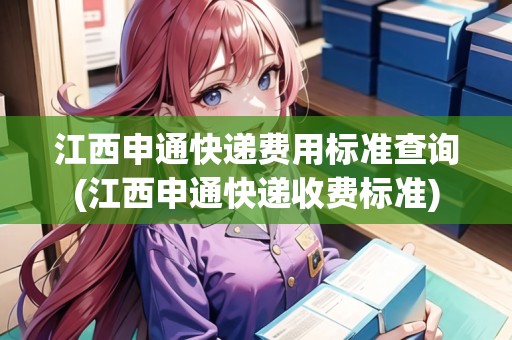 江西申通快遞費(fèi)用標(biāo)準(zhǔn)查詢(江西申通快遞收費(fèi)標(biāo)準(zhǔn))