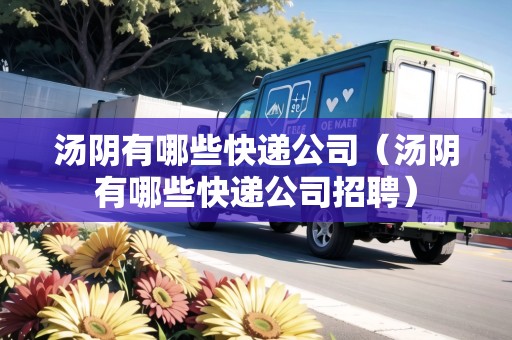 湯陰有哪些快遞公司（湯陰有哪些快遞公司招聘）