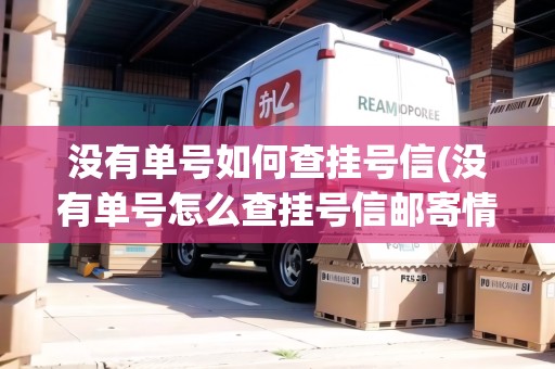 沒有單號如何查掛號信(沒有單號怎么查掛號信郵寄情況)