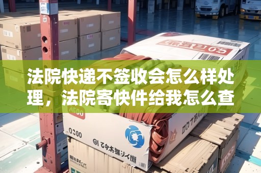 法院快遞不簽收會怎么樣處理，法院寄快件給我怎么查物流