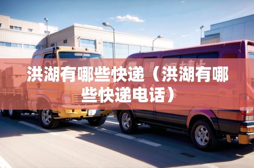 洪湖有哪些快遞（洪湖有哪些快遞電話）
