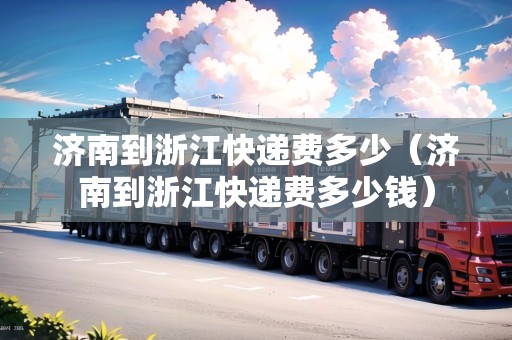 濟(jì)南到浙江快遞費(fèi)多少（濟(jì)南到浙江快遞費(fèi)多少錢）