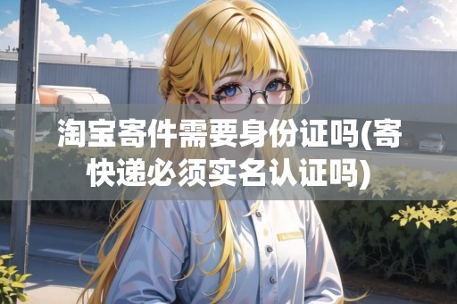 淘寶寄件需要身份證嗎(寄快遞必須實(shí)名認(rèn)證嗎)