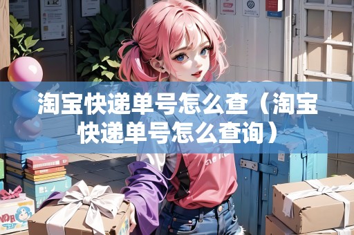 淘寶快遞單號(hào)怎么查（淘寶快遞單號(hào)怎么查詢）