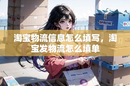 淘寶物流信息怎么填寫，淘寶發(fā)物流怎么填單