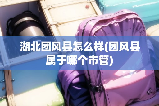 湖北團風縣怎么樣(團風縣屬于哪個市管)