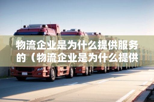 物流企業(yè)是為什么提供服務(wù)的（物流企業(yè)是為什么提供服務(wù)的呢）