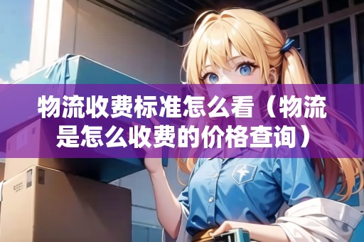 物流收費標準怎么看（物流是怎么收費的價格查詢）