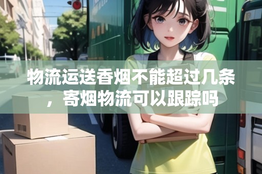 物流運送香煙不能超過幾條，寄煙物流可以跟蹤嗎
