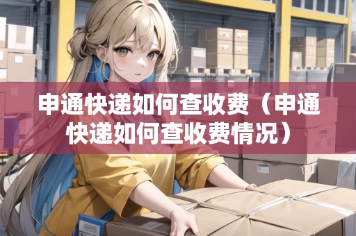 申通快遞如何查收費(fèi)（申通快遞如何查收費(fèi)情況）