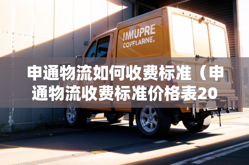 申通物流如何收費(fèi)標(biāo)準(zhǔn)（申通物流收費(fèi)標(biāo)準(zhǔn)價(jià)格表2021）