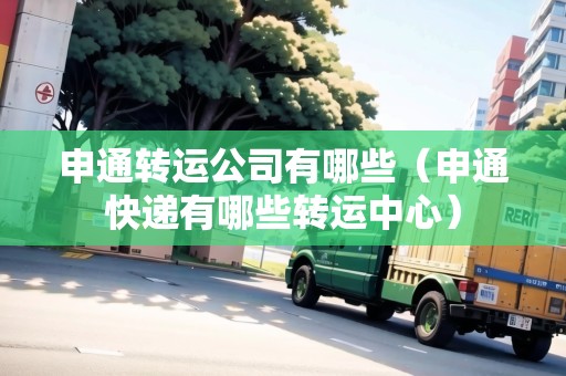 申通轉(zhuǎn)運(yùn)公司有哪些（申通快遞有哪些轉(zhuǎn)運(yùn)中心）