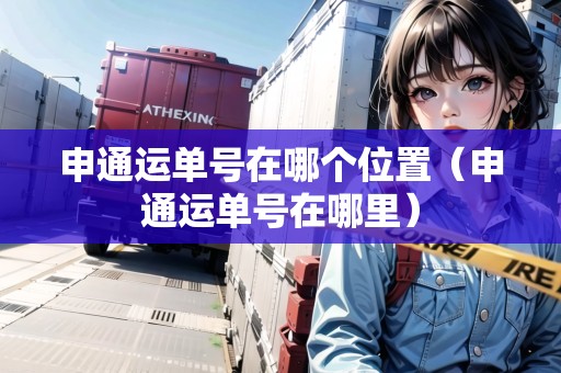 申通運(yùn)單號(hào)在哪個(gè)位置（申通運(yùn)單號(hào)在哪里）