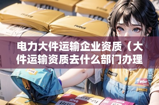 電力大件運(yùn)輸企業(yè)資質(zhì)（大件運(yùn)輸資質(zhì)去什么部門辦理）
