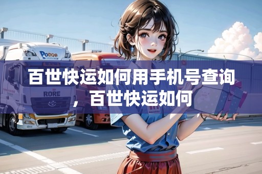 百世快運如何用手機號查詢，百世快運如何