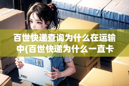 百世快遞查詢?yōu)槭裁丛谶\(yùn)輸中(百世快遞為什么一直卡在路上)