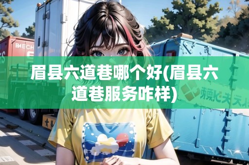 眉縣六道巷哪個好(眉縣六道巷服務咋樣)