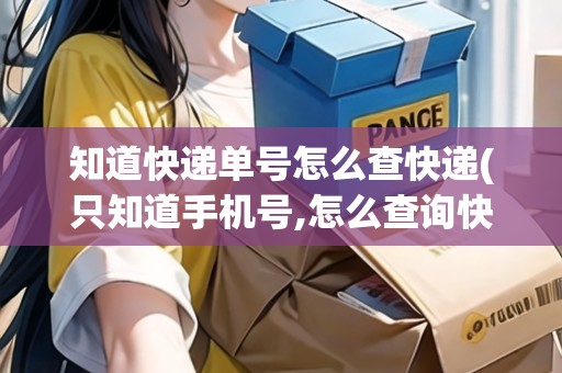 知道快遞單號怎么查快遞(只知道手機號,怎么查詢快遞)