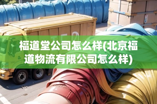 福道堂公司怎么樣(北京福道物流有限公司怎么樣) 福道堂公司怎么樣(北京福道物流有限公司怎么樣)