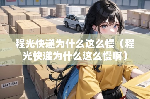 程光快遞為什么這么慢(程光快遞為什么這么慢?。? title=