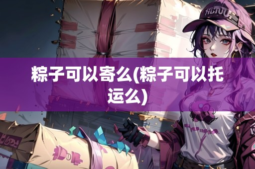 粽子可以寄么(粽子可以托運(yùn)么)