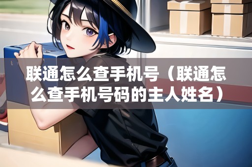 聯(lián)通怎么查手機(jī)號(hào)（聯(lián)通怎么查手機(jī)號(hào)碼的主人姓名）