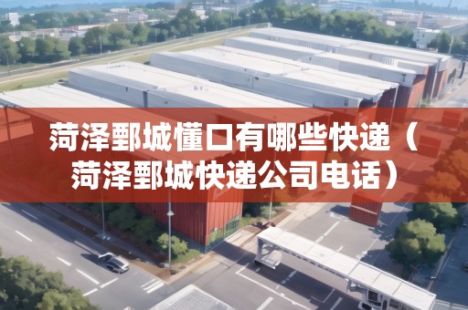 菏澤鄄城懂口有哪些快遞（菏澤鄄城快遞公司電話）