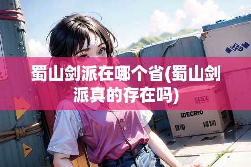 蜀山劍派在哪個省(蜀山劍派真的存在嗎)