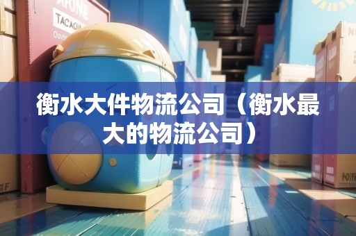 衡水大件物流公司（衡水最大的物流公司）
