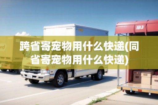 跨省寄寵物用什么快遞(同省寄寵物用什么快遞)