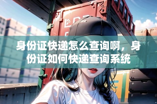 身份證快遞怎么查詢啊，身份證如何快遞查詢系統(tǒng)