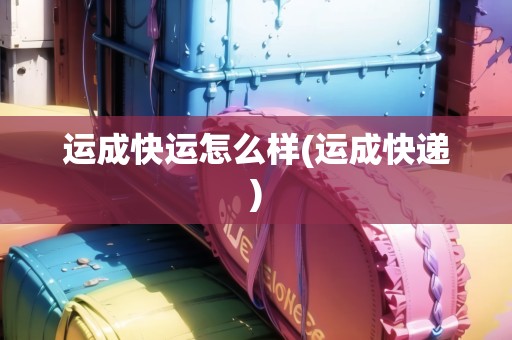 運(yùn)成快運(yùn)怎么樣(運(yùn)成快遞) 運(yùn)成快運(yùn)怎么樣(運(yùn)成快遞)
