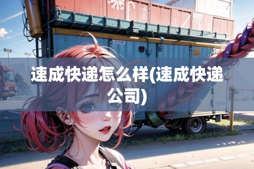 速成快遞怎么樣(速成快遞公司)