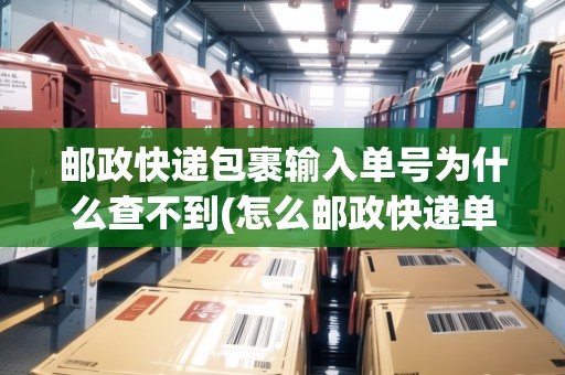 郵政快遞包裹輸入單號為什么查不到(怎么郵政快遞單號查詢不到)