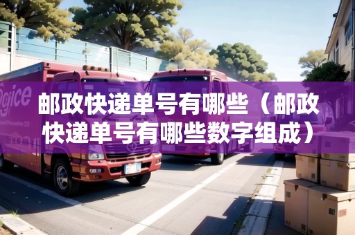 郵政快遞單號有哪些（郵政快遞單號有哪些數(shù)字組成）