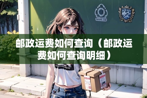 郵政運(yùn)費(fèi)如何查詢（郵政運(yùn)費(fèi)如何查詢明細(xì)）