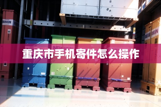 重慶市手機(jī)寄件怎么操作