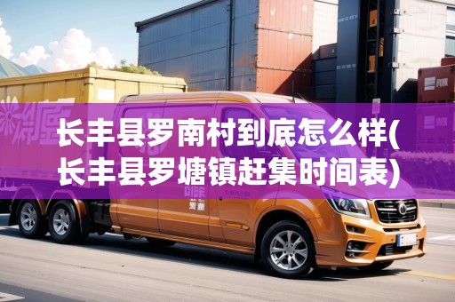 長豐縣羅南村到底怎么樣(長豐縣羅塘鎮(zhèn)趕集時間表)