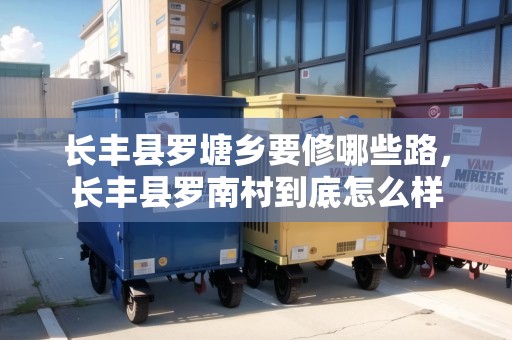 長(zhǎng)豐縣羅塘鄉(xiāng)要修哪些路，長(zhǎng)豐縣羅南村到底怎么樣