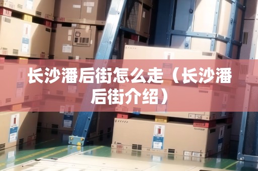 長沙潘后街怎么走（長沙潘后街介紹）