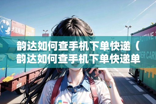 韻達如何查手機下單快遞（韻達如何查手機下單快遞單號查詢）