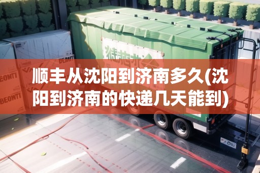 順豐從沈陽到濟(jì)南多久(沈陽到濟(jì)南的快遞幾天能到)