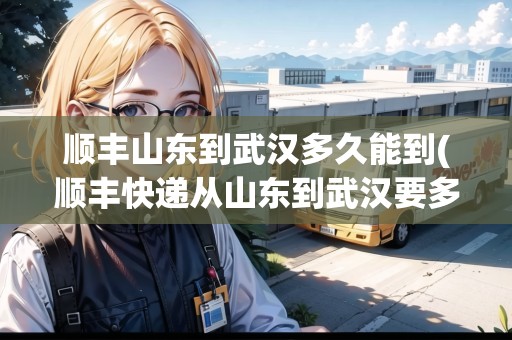 順豐山東到武漢多久能到(順豐快遞從山東到武漢要多久能到)