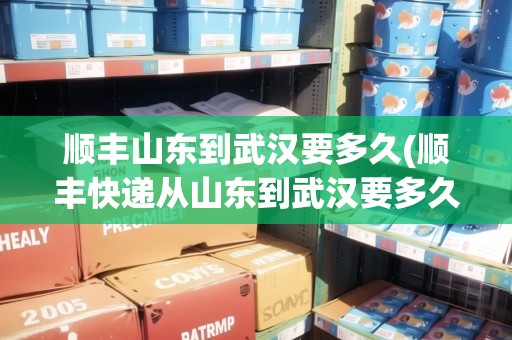 順豐山東到武漢要多久(順豐快遞從山東到武漢要多久)