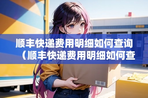 順豐快遞費(fèi)用明細(xì)如何查詢（順豐快遞費(fèi)用明細(xì)如何查詢到）