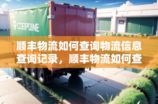 順豐物流如何查詢物流信息查詢記錄，順豐物流如何查詢物流信息查詢
