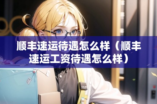 順豐速運待遇怎么樣（順豐速運工資待遇怎么樣）