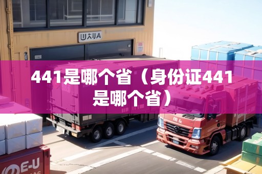 441是哪個(gè)?。ㄉ矸葑C441是哪個(gè)省）