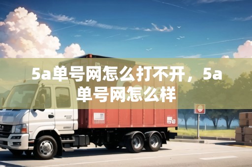 5a單號(hào)網(wǎng)怎么打不開，5a單號(hào)網(wǎng)怎么樣