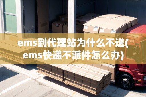 ems到代理站為什么不送(ems快遞不派件怎么辦)